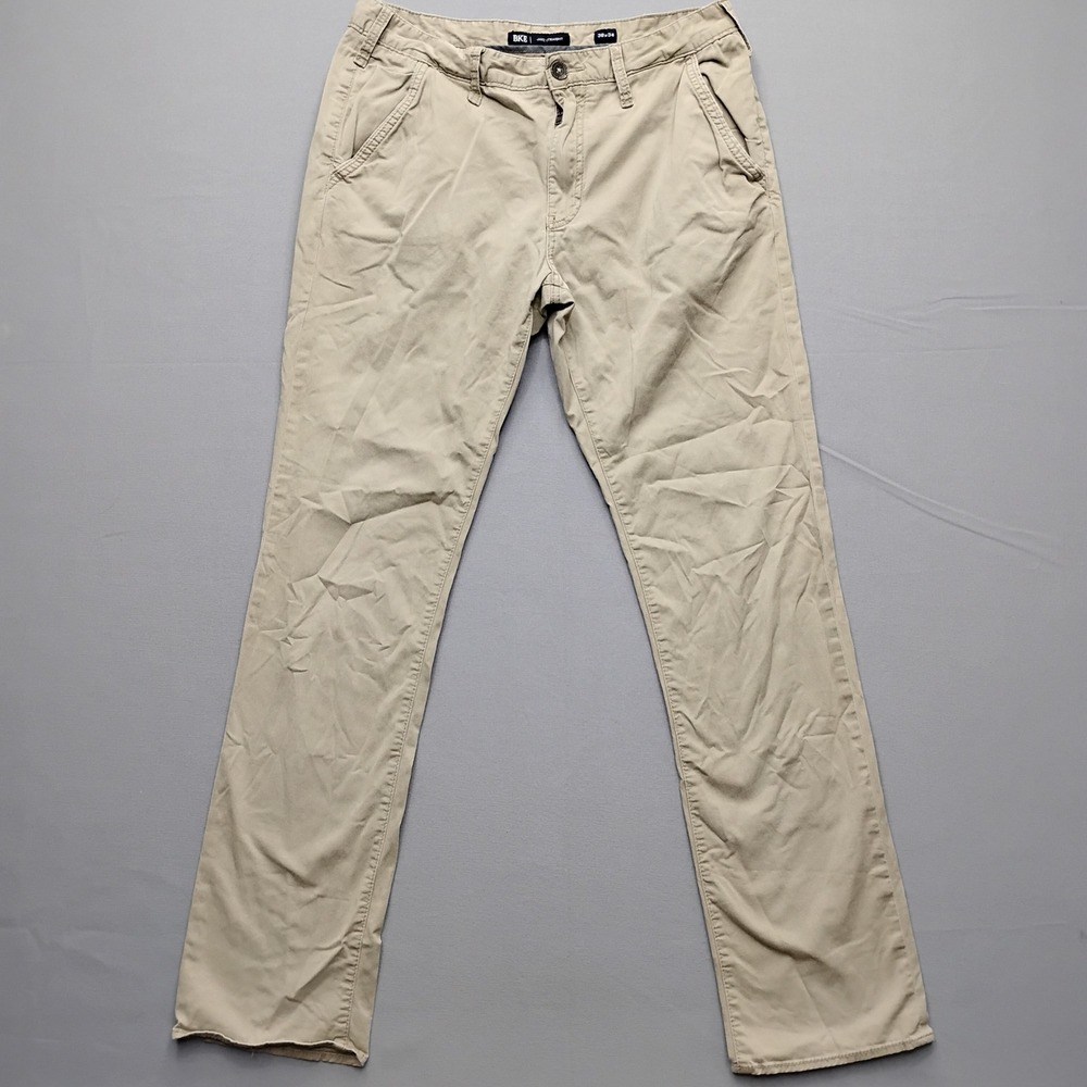 BKE Jake Straight Khaki Chino Pants Mens 36x34 Tan Cotton Blend Casual